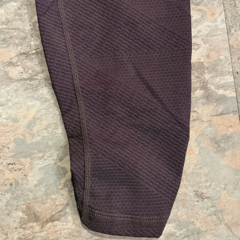 PRANA Misty Legging Purple Scrunch Ankle High Rise Stretch Active XL Texture - Picture 3 of 8
